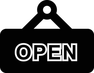 Rounded Filled Open Icon