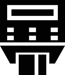 Rounded Filled Pos Terminal Icon