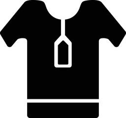 Rounded Filled Tshirt Icon