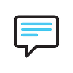 Chat icon vector isolated on background. Trendy message symbol.comment icon speech bubble symbol Chat message icons - talk message Bubble chat icon. vector illustration eps 10.