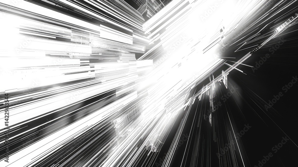 Poster abstract complex glitch with pixel effect in tech background use shading and glitches texture expres