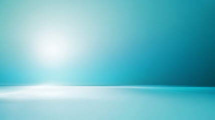 Serene abstract seascape featuring light and water in soothing turquoise hues for peaceful themes