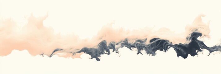 Obraz premium Abstract Flowing Paint