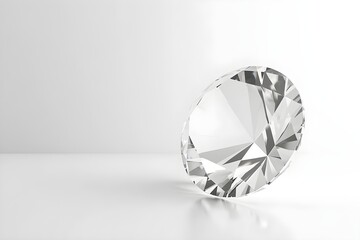 Modern office interior with blank poster on white wall. 3D Rendering