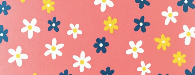 Tiny flower pattern background flowers daisies daisy.