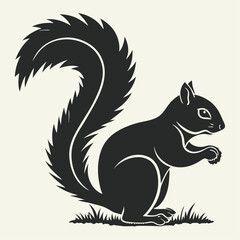 Squirrel Silhouette Icon