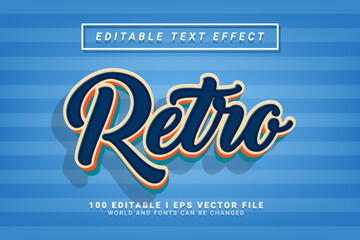Retro Editable Text Effect
