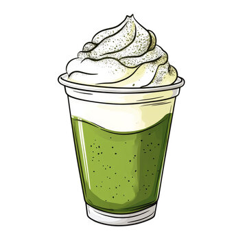 Matcha Latte Top Images – Browse 12,487 Stock Photos