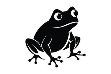 frog vector illustration isolated on white background 