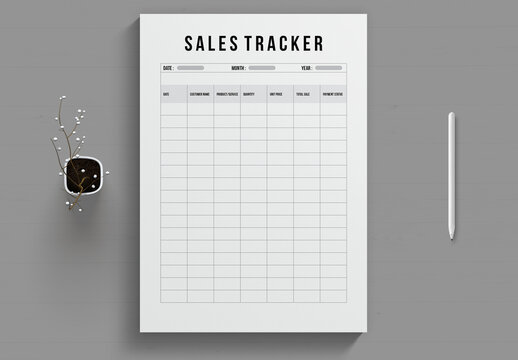 New Business Sales Tracker Template