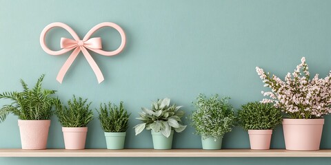 Shelf Decor with Plants