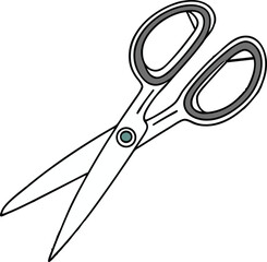 scissors isolated on white