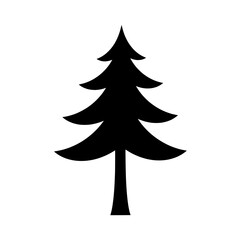 Silhouette of a Pine Tree: A stark silhouette of a majestic pine tree stands in stark contrast against the backdrop, its needles and branches rendered with simple elegance.