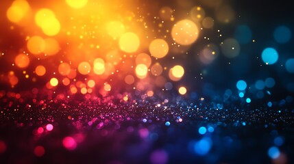 lens flare, bokeh, black background, colorful, rainbow light effects, lens flares,