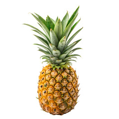 Fototapeta premium Pineapple fruit isolated on transparent background
