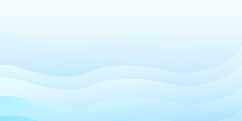 Modern white wavy glowing lines on a blue background. Futuristic digital high-technology abstract simple design art