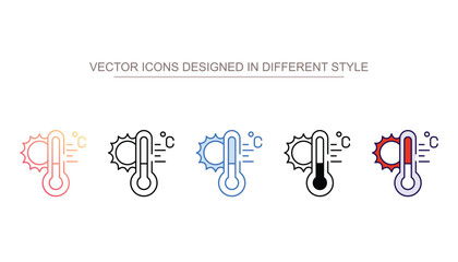 Hot icon design with white background stock illustration