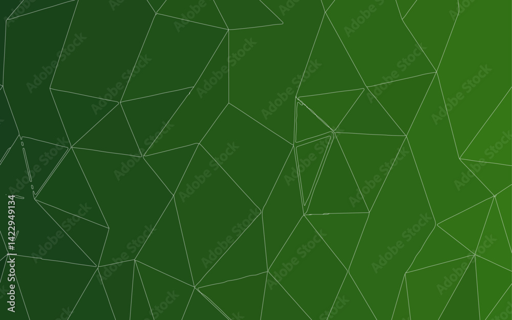 Poster Abstract low-poly background with irregular polygonal mesh lines. Tech-inspired, and geometric, suitable for modern interfaces, presentations, or high-tech. Modern mosaic overlap layer background.