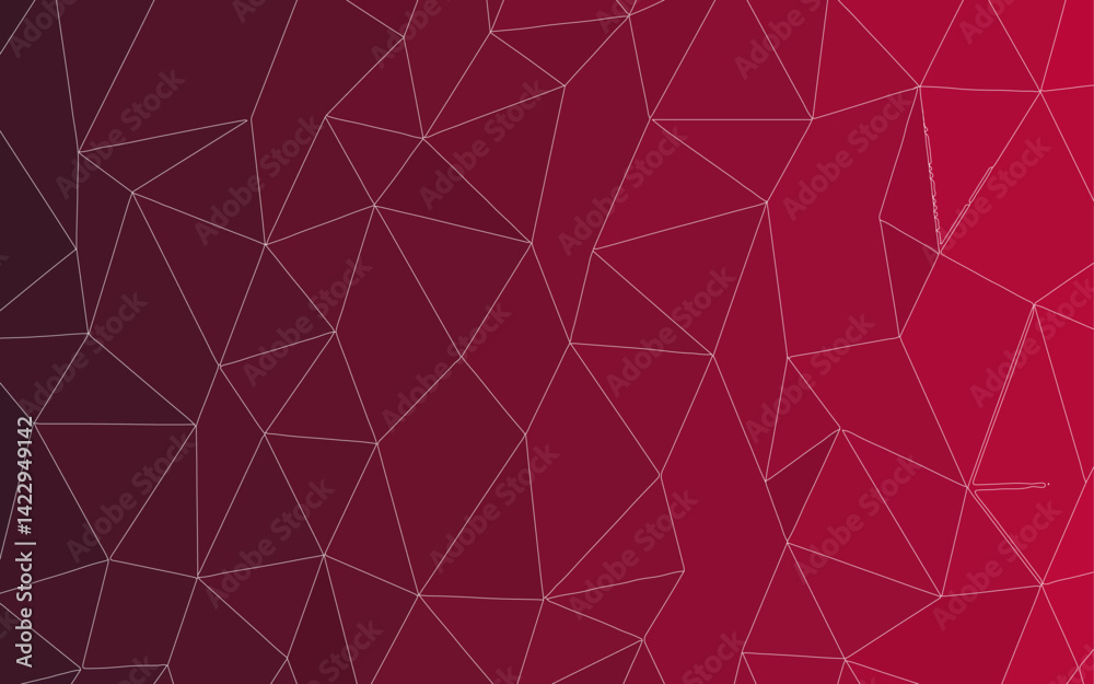 Poster Abstract low-poly background with irregular polygonal mesh lines. Tech-inspired, and geometric, suitable for modern interfaces, presentations, or high-tech. Modern mosaic overlap layer background.