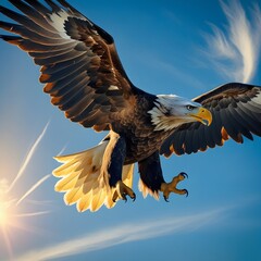 Obraz premium bald eagle in flight