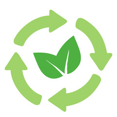 green recycle symbol