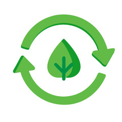green recycle symbol