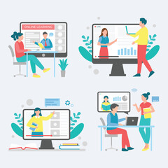 Online Learning: Students and Teachers in Virtual Classrooms