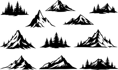 Motorcycle Rider in Mountain Landscape