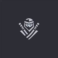 Ninja Logo – Mysterious ninja character in a clean, stealth-inspired silhouette.