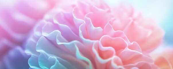 Fototapeta premium Pastel Flower Petals Close Up