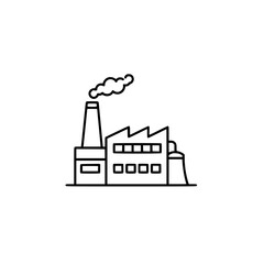 Fototapeta premium Factory Icon