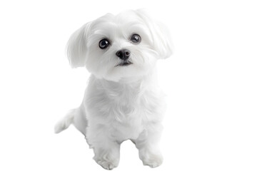 Obraz premium a cute white Maltese