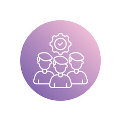 Motivation icon vector stock illustration