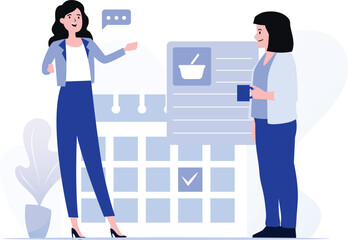 Obraz premium Corporate Teamwork and Planning Strategy 