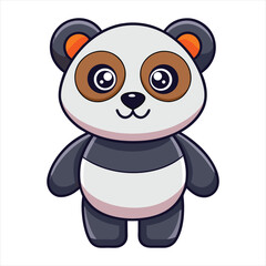 Obraz premium Cute panda vector