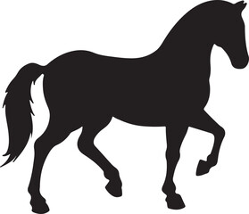 Horse simple icon. Vector ICON all icon Viktor