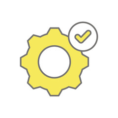 Execution  icon vector stock illustration