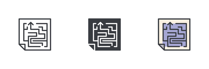 Problem Solving different style icon set