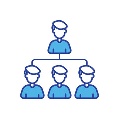 Organization icon vector stock illustration