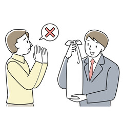 有権者にお酒を提供する候補者