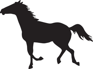 Horse simple icon. Vector ICON all icon Viktor