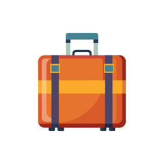 Expandable Travel Suitcase with Extra Capacity on Transparent Background