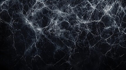 Dark Abstract Texture with Web-Like Patterns and Fine Lines