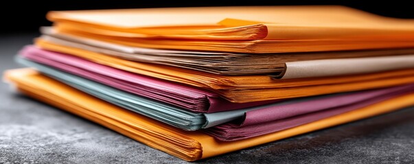 A pile of neatly organized files labeled with estate planning terms - directives power of investments labels