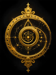 Obraz premium Golden ratio. Fibonacci ideal proportion sections, divinity and eternity spiral symbol isolated template. PNG