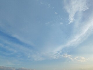 Fototapeta premium beautiful dark white cloudy afternoon sky, natural background gradation
