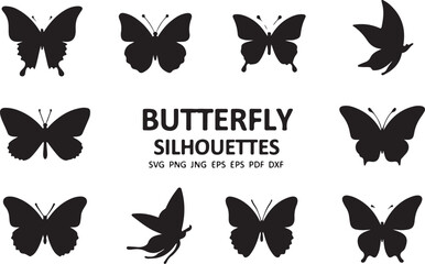Butterfly Silhouette Vector | Elegant SVG Clipart for Cricut & Craft Projects

Butterfly SVG Bundle | Printable Vector Silhouettes for DIY & Design Use

Flying Butterfly Vector Art | Beautiful Nature-