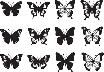 Butterfly Silhouette Vector | Elegant SVG Clipart for Cricut & Craft Projects

Butterfly SVG Bundle | Printable Vector Silhouettes for DIY & Design Use

Flying Butterfly Vector Art | Beautiful Nature-