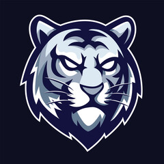 Tiger Head Mascot Vector Logo