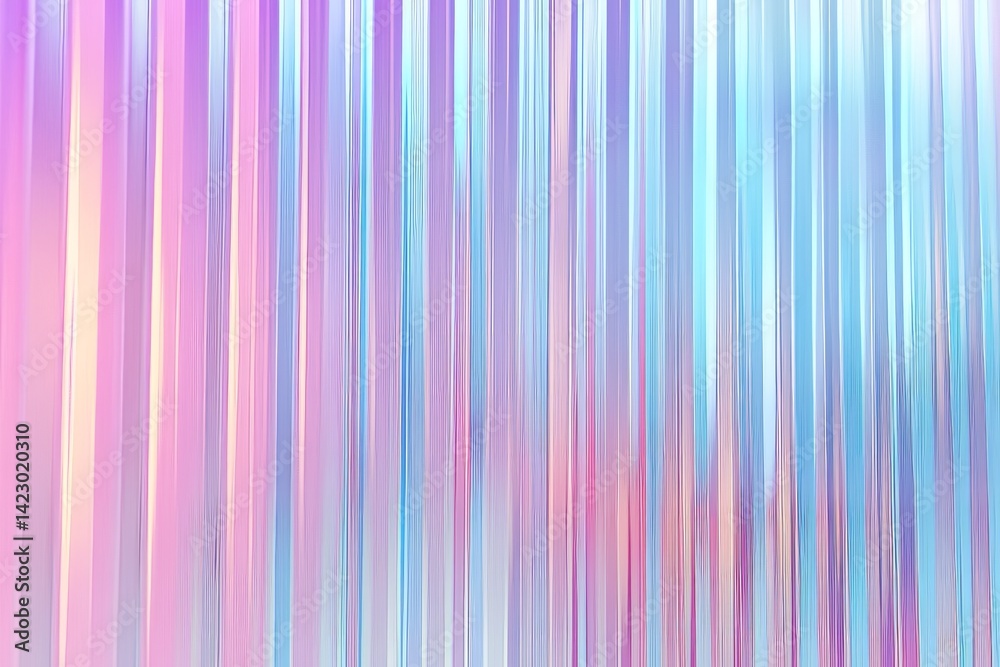 Poster colorful abstract background with vertical lines and soft gradient aesthetic creating a serene atmos